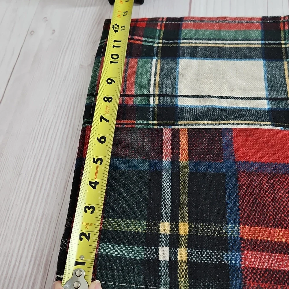 4 Plaid Placemats